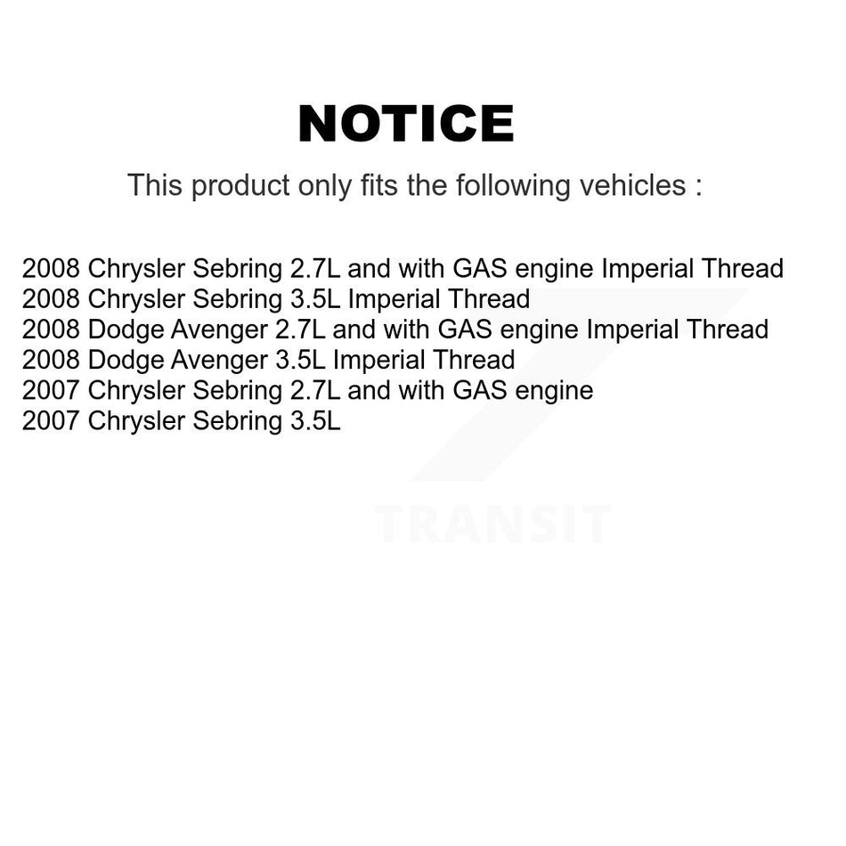 1x Air + 1x Cabin + 1x Engine Oil Filter Filter (3 Total) Kit For Chrysler Sebring Dodge KFM-100148