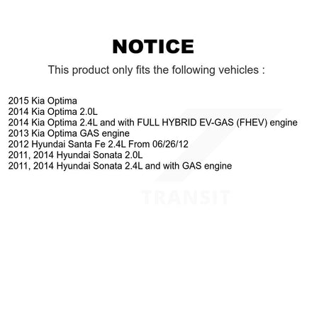 1x Air + 1x Cabin + 1x Engine Oil Filter Filter (3 Total) Kit For Hyundai Kia Optima Fe KFM-100239