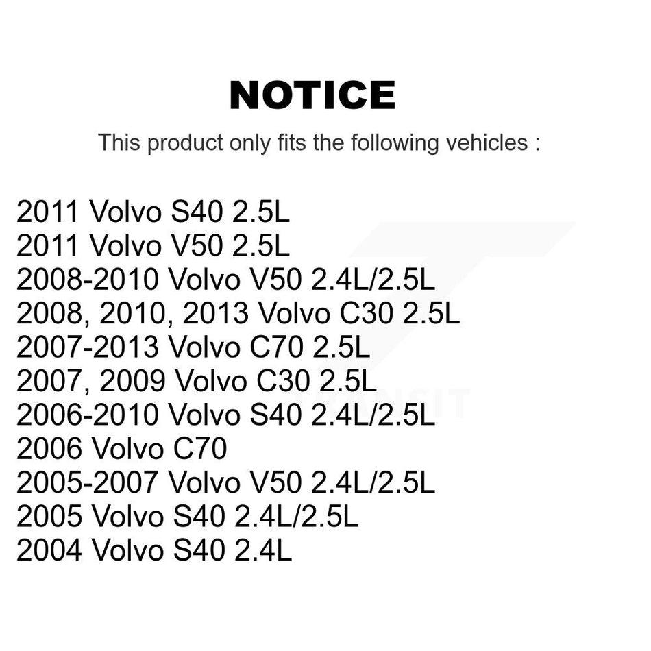 1x Air + 1x Cabin + 1x Engine Cartridge Oil Filter (3 Total) Kit For Volvo S40 C30 V50 KFM-100425