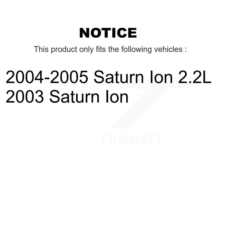 1x Air + 1x Cabin + 1x Engine Cartridge Oil Filter (3 Total) Kit For Saturn Ion KFM-100494