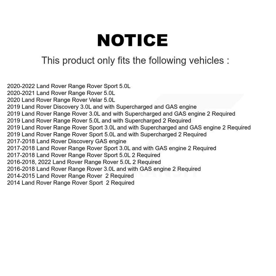 1x Air + 1x Cabin + 1x Engine Cartridge Oil Filter (3 Total) Kit For Land Rover Range 110 KFM-100516