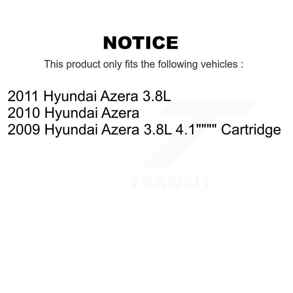 1x Air + 1x Cabin + 1x Engine Cartridge Oil Filter (3 Total) Kit For Hyundai Azera KFM-100531