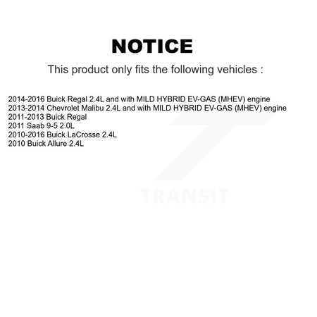 1x Air + 1x Cabin + 1x Engine Cartridge Oil Filter (3 Total) Kit For Buick LaCrosse Regal KFM-100554