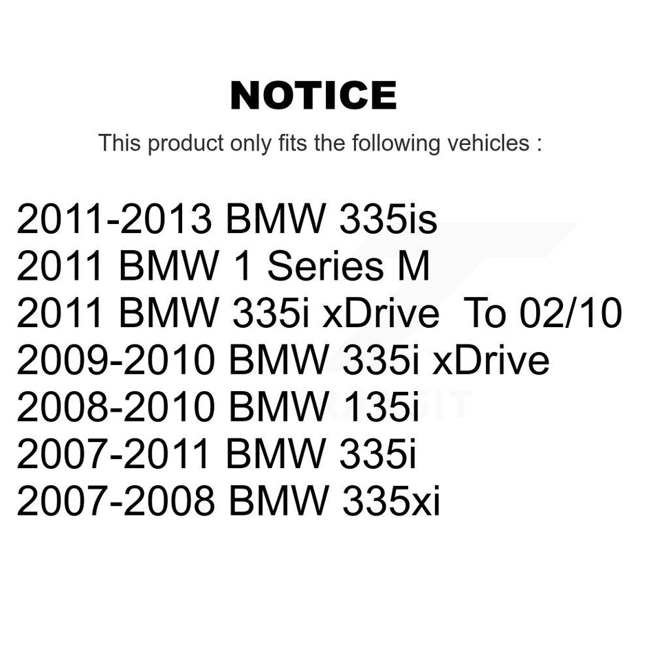 1x Air + 1x Cabin + 1x Engine Cartridge Oil Filter (3 Total) Kit For BMW 335i xDrive 135i KFM-100575