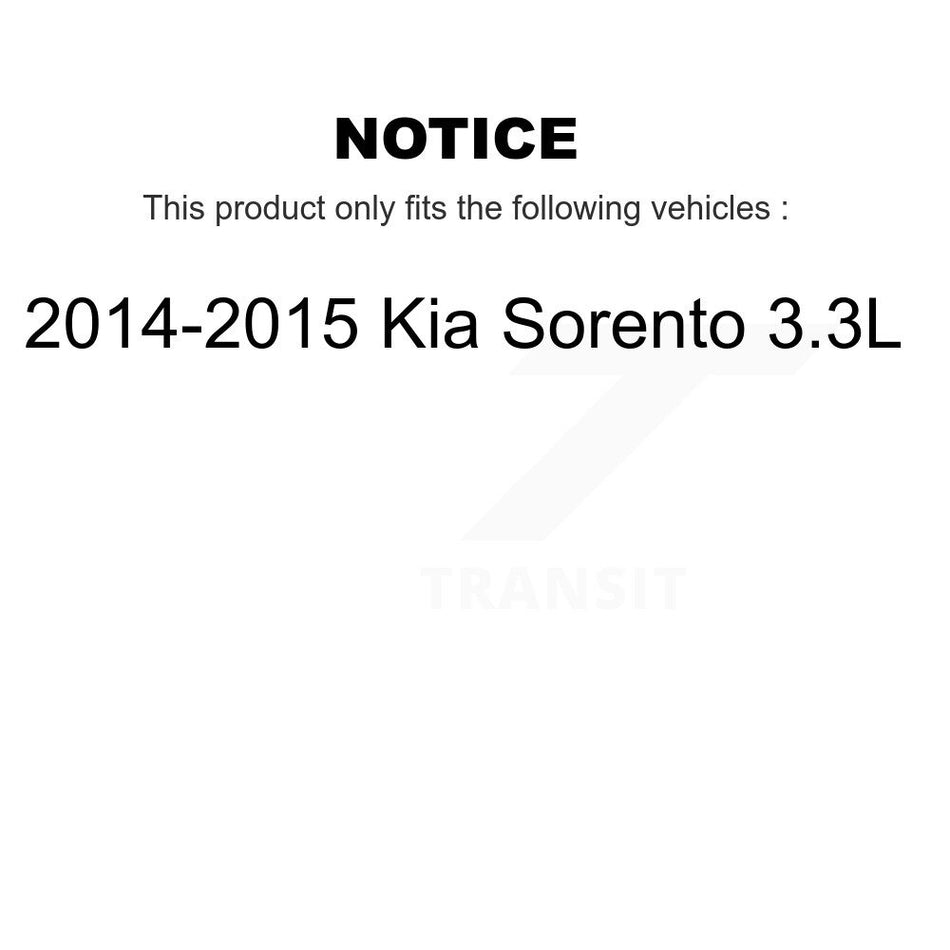 1x Air + 1x Cabin + 1x Engine Cartridge Oil Filter (3 Total) Kit For Kia Sorento 3.3L KFM-100579