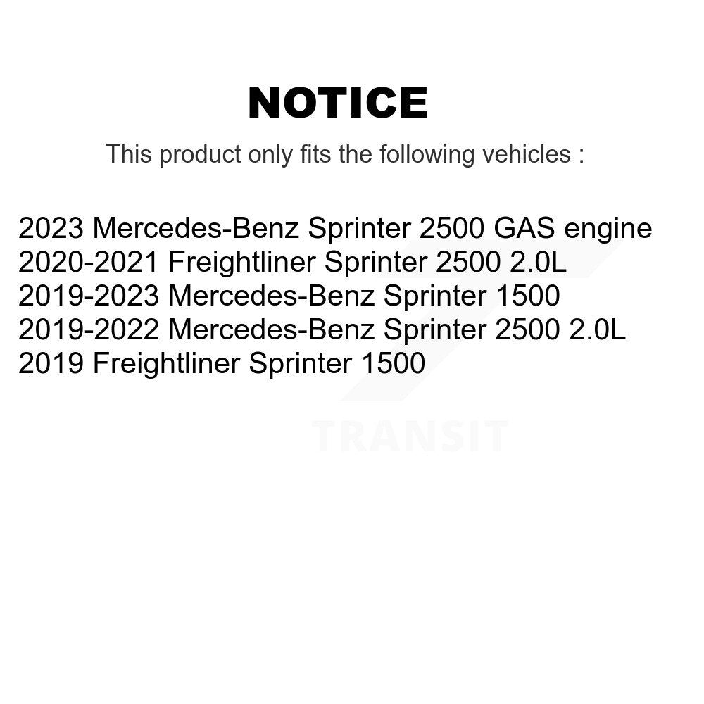 1x Air + 1x Cabin + 1x Engine Cartridge Oil Filter (3 Total) Kit For Sprinter 2500 1500 KFM-104447