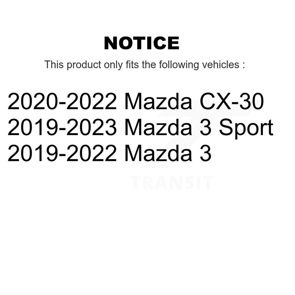 1x Air + 1x Cabin + 1x Engine Oil Filter Filter (3 Total) Kit For Mazda 3 CX-30 Sport KFM-104714