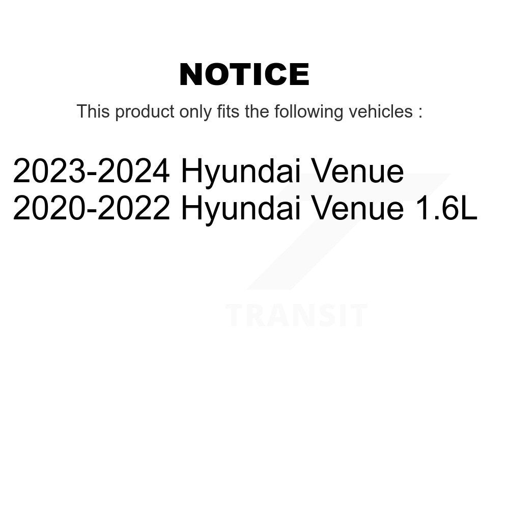 1x Air + 1x Cabin + 1x Engine Cartridge Oil Filter (3 Total) Kit For Hyundai Venue KFM-104755
