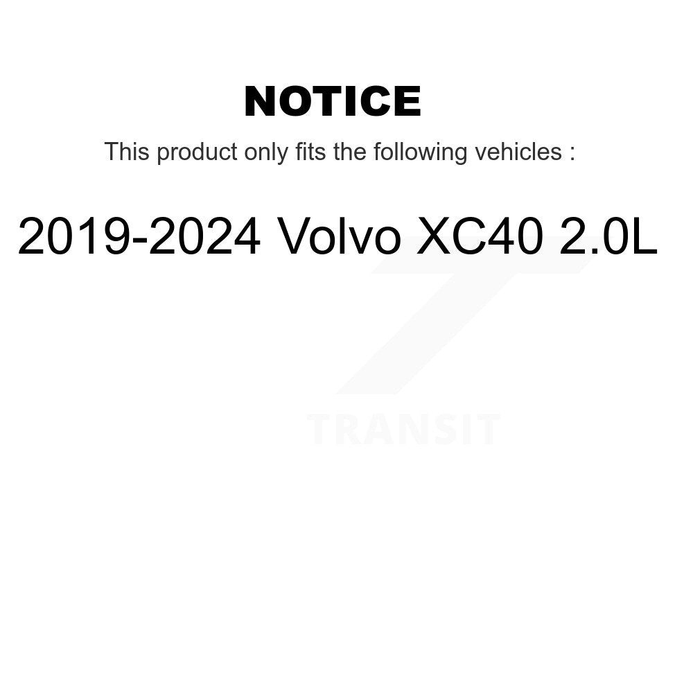 1x Air + 1x Cabin + 1x Engine Cartridge Oil Filter (3 Total) Kit For Volvo XC40 KFM-104771