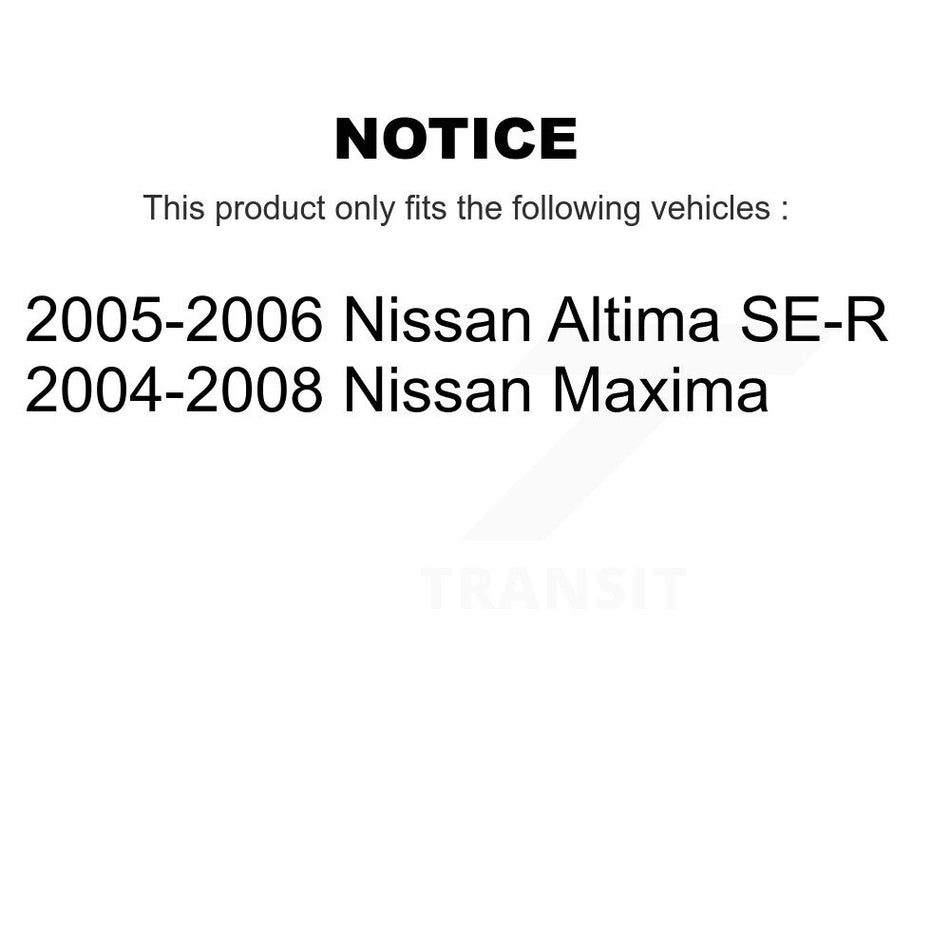 Front Rear Semi-Metallic Brake Pads And Parking Shoes Kit For Nissan Altima Maxima Infiniti FX35 FX45 INFINITI KFN-100504