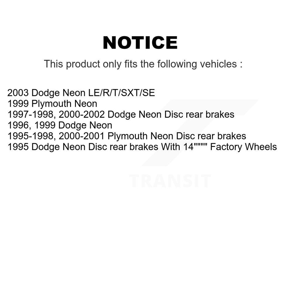Front Rear Semi-Metallic Brake Pads And Parking Shoes Kit For Chrysler Dodge Intrepid 300M Concorde LHS Neon Plymouth Eagle Vision New Yorker KFN-100643