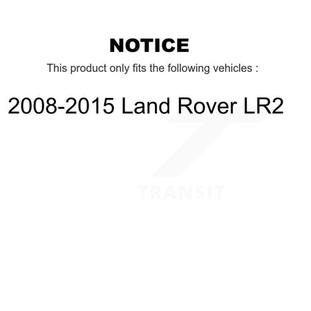 Front Coated Disc Brake Rotors And Semi-Metallic Pads Kit For 2008-2015 Land Rover LR2 KGA-100175