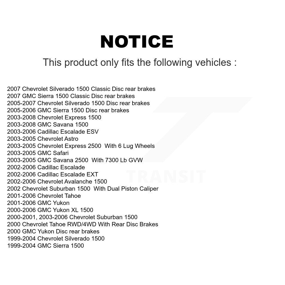 Front Coated Brake Rotor Semi-Metallic Pad Kit For Chevrolet GMC Silverado 1500 Sierra XL KGA-100787