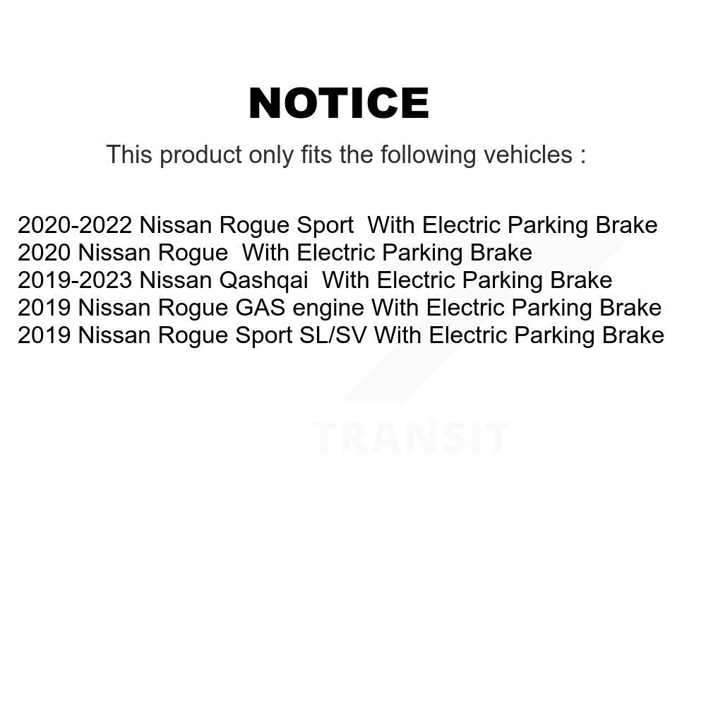 Front Rear Ceramic Pads And Coated Disc Brake Rotors Kit For Nissan Rogue Sport Qashqai KGA-102222