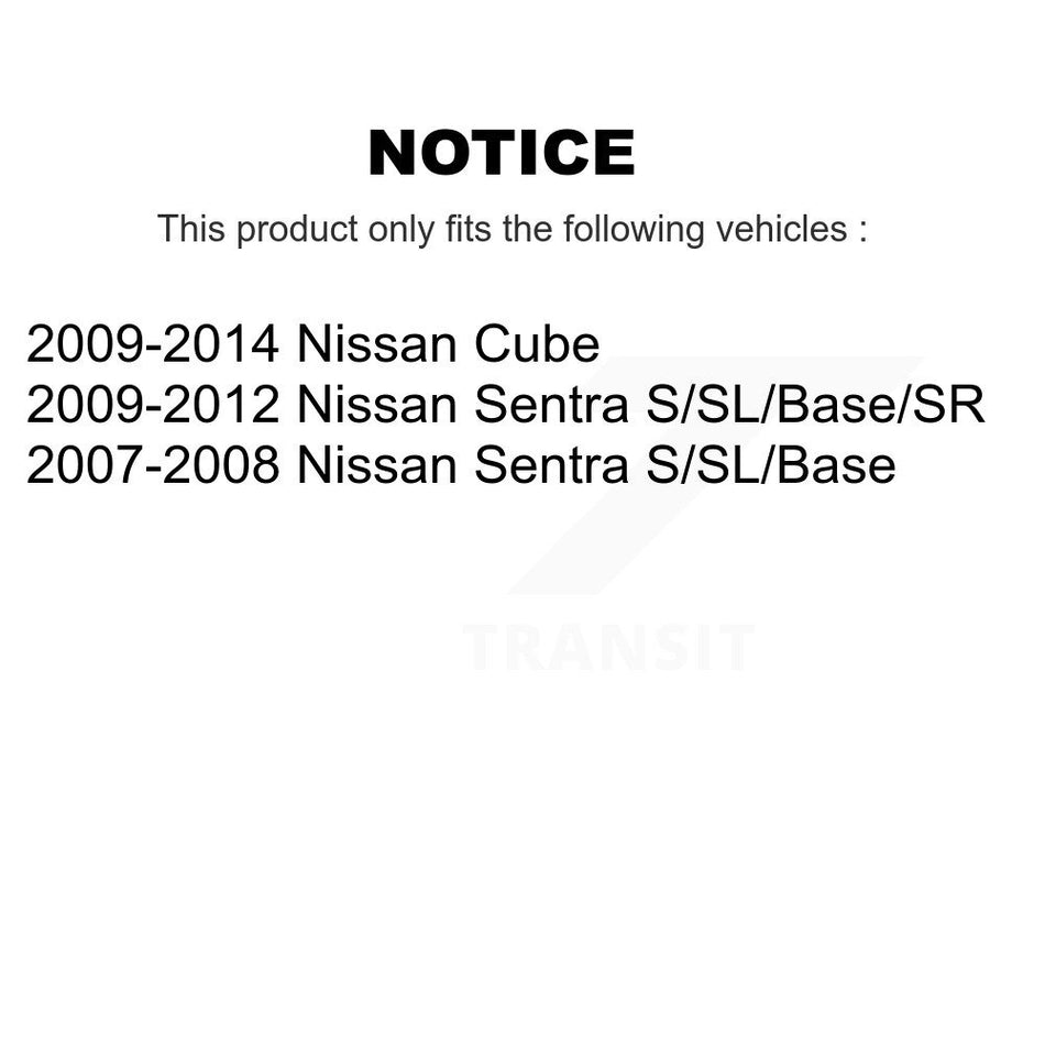 Front Rear Disc Brake Rotors Ceramic Pads And Coated Drum Kit For Nissan Sentra Cube KGA-104291