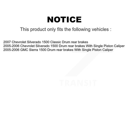 Front Rear Ceramic Pad Coat Disc Brake Rotors Kit For Chevrolet Silverado 1500 GMC Sierra KGA-104765