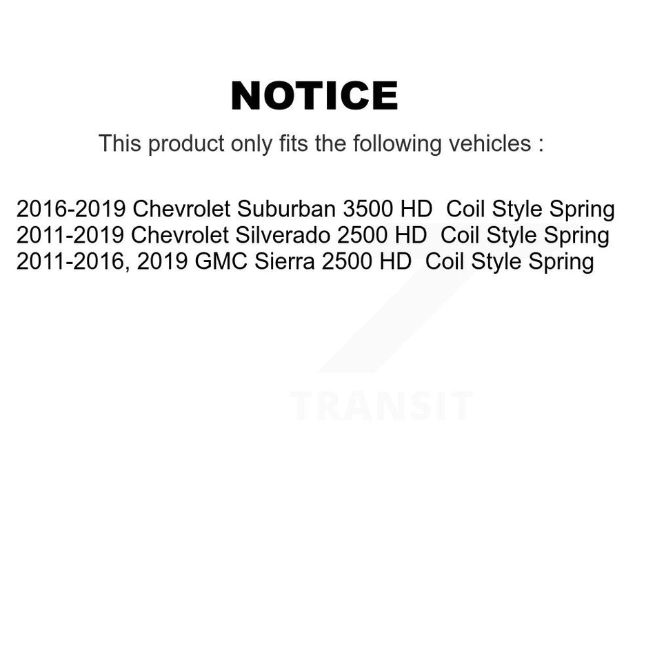 Rear Disc Coated Rotors Semi-Metallic Pads Parking Shoes Kit For Chevrolet Silverado 2500 KGA-106661