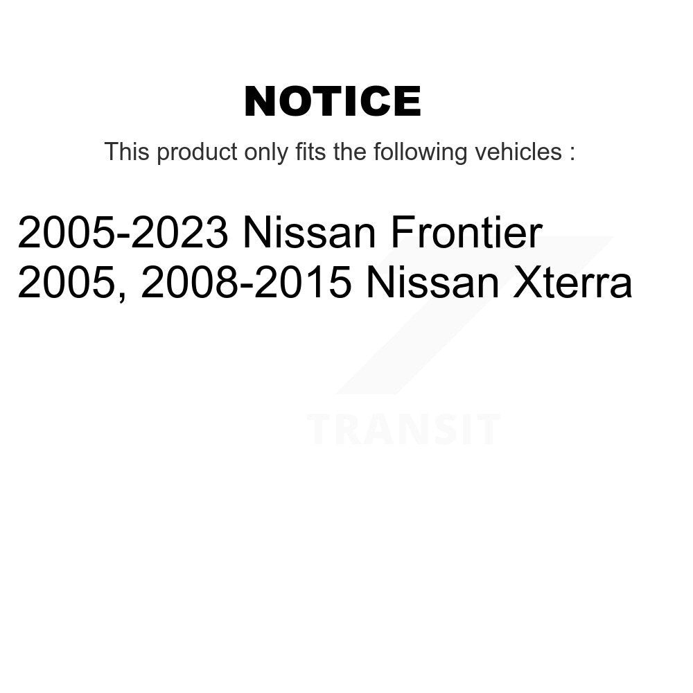 Rear Disc Coated Rotors Ceramic Pads & Parking Brake Shoes Kit For Nissan Frontier Xterra KGA-106668