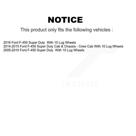 Rear Disc Coated Rotors Semi-Metallic Pads Parking Brake Shoes And Hardware Kit For KGA-107079