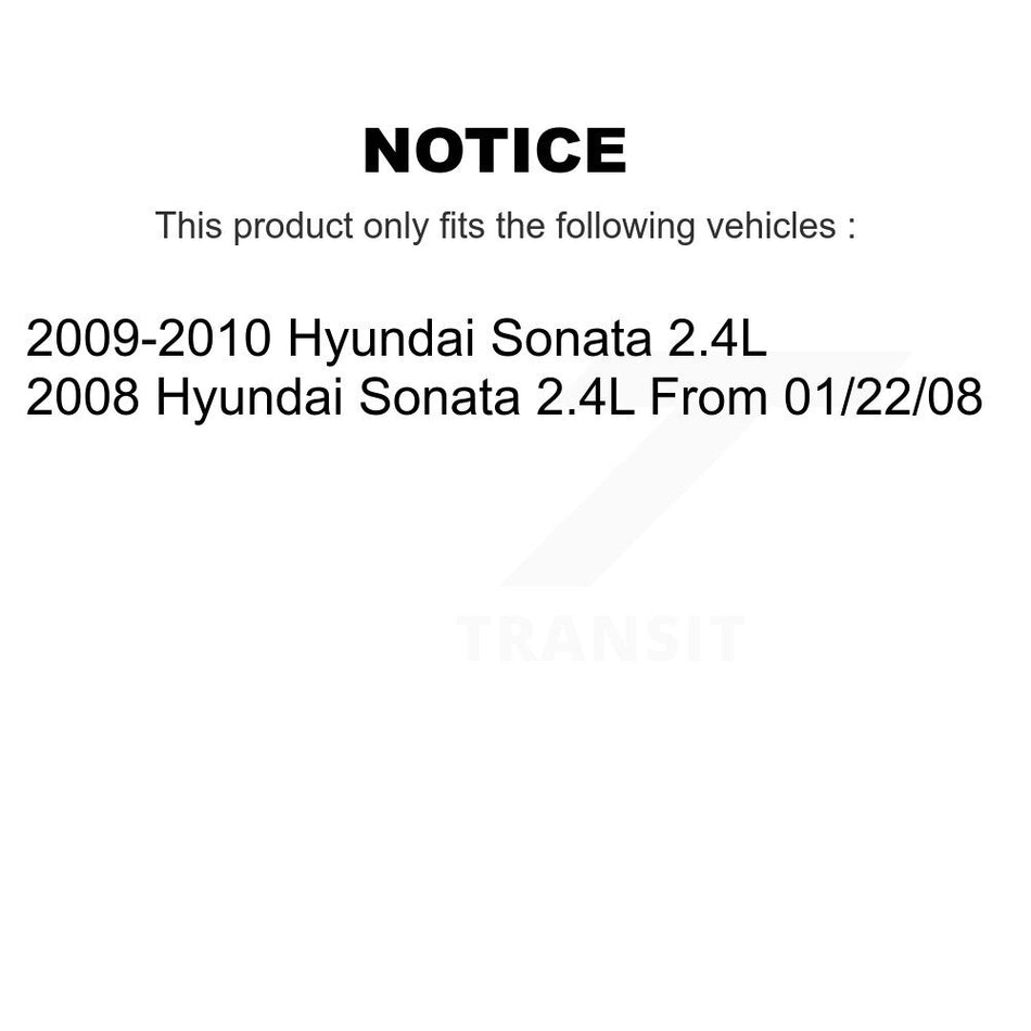 Rear Disc Coated Rotors Ceramic Pads Parking Shoes & Hardware Kit For Hyundai Sonata 2.4L KGA-107264