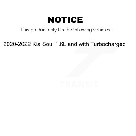 Front Rear Coated Brake Rotor & Semi-Metallic Pad Kit For Kia Soul 1.6L with Turbocharged KGF-102972