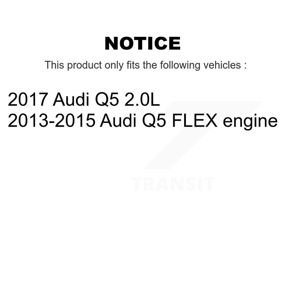Front Rear Coated Disc Brake Rotors And Semi-Metallic Pads Kit For Audi Q5 KGS-102521