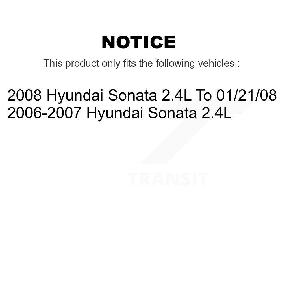 Rear Disc Coated Rotors Semi-Metallic Pads Parking Shoes Hardware Kit For Hyundai Sonata KGS-103364