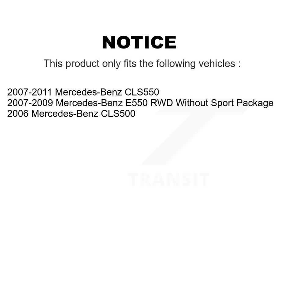 Front Coated Brake Rotor Ceramic Pad Kit For Mercedes-Benz E350 SL550 SL500 CLS550 CLS500 KGT-100397