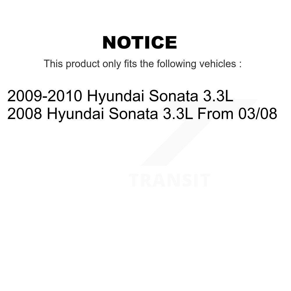 Rear Disc Coated Rotors Ceramic Pads And Parking Brake Shoes Kit For Hyundai Sonata 3.3L KGT-103732
