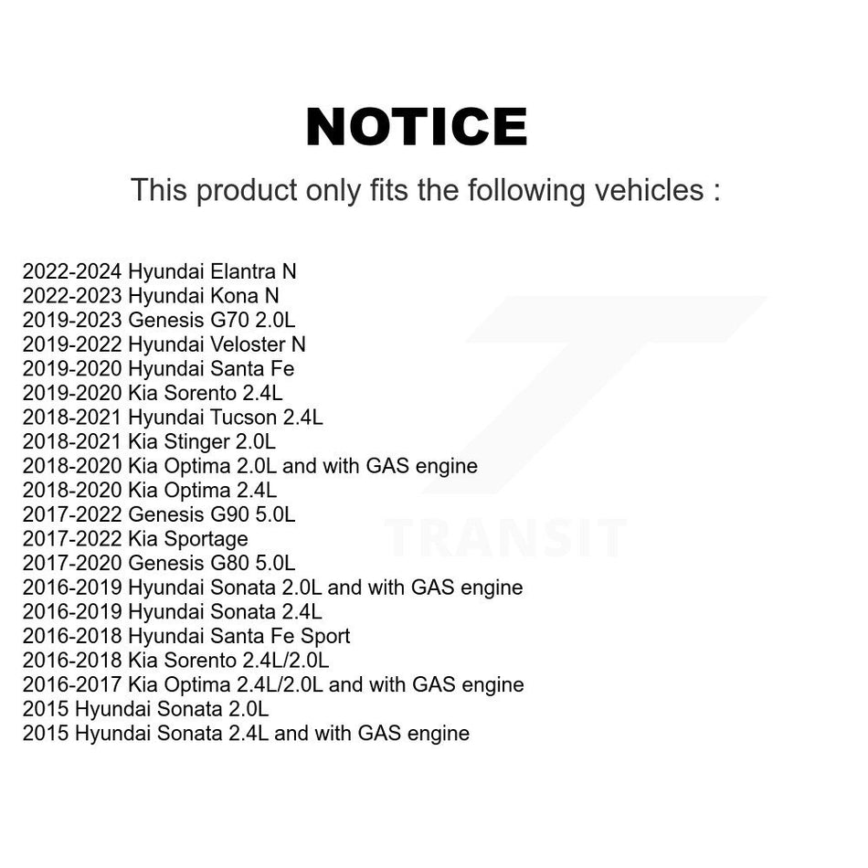 Ignition Coil (2 Pack) For Hyundai Kia Tucson Sorento Sportage Santa Fe Sport Sonata G70 KMP-100017