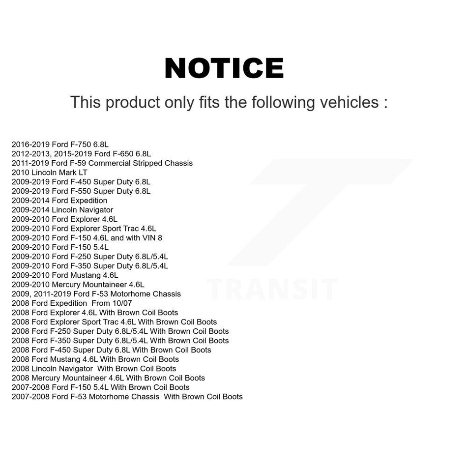 Ignition Coil (2 Pack) For Ford F-150 F-350 Super Duty F-250 Mustang Expedition Explorer KMP-100108