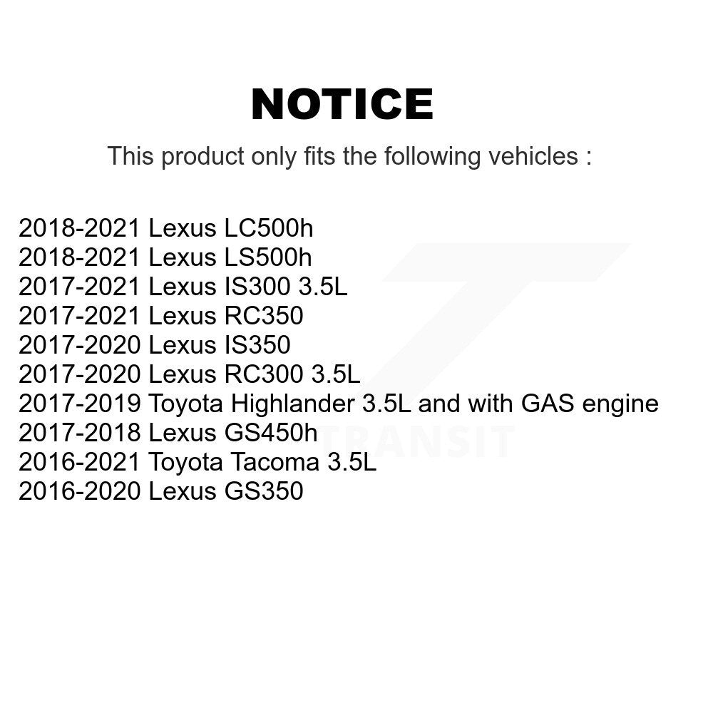 Ignition Coil (4 Pack) For Toyota Tacoma Highlander Lexus IS300 IS350 GS350 RC350 RC300 KMP-100367
