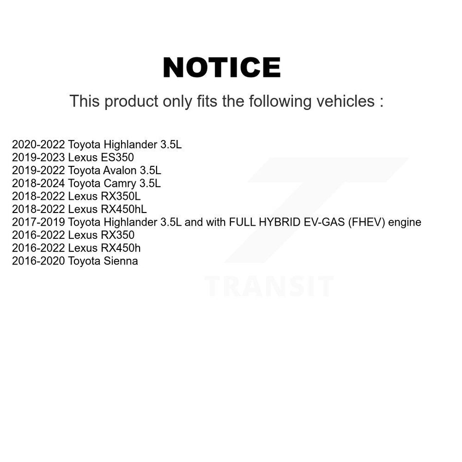 Ignition Coil (4 Pack) For Toyota Highlander Camry Lexus RX350 Sienna RX450h ES350 RX350L KMP-100368