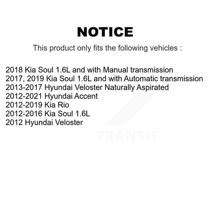 Ignition Coil (4 Pack) For Hyundai Kia Accent Soul Rio Veloster KMP-100377