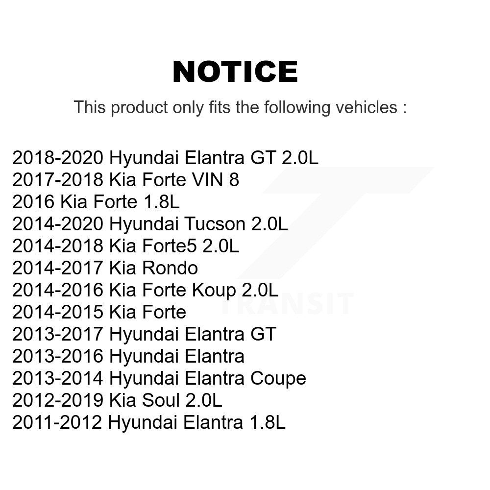 Ignition Coil (4 Pack) For Hyundai Elantra Tucson Kia Soul GT Forte Rondo Forte5 Coupe KMP-100378