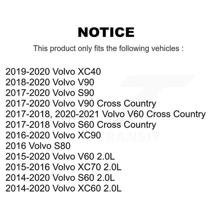 Ignition Coil (4 Pack) For Volvo XC60 XC90 XC40 S60 V60 Cross Country XC70 S90 V90 S80 KMP-100379