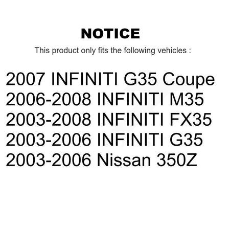 Ignition Coil (4 Pack) For INFINITI G35 Nissan 350Z FX35 M35 KMP-100409