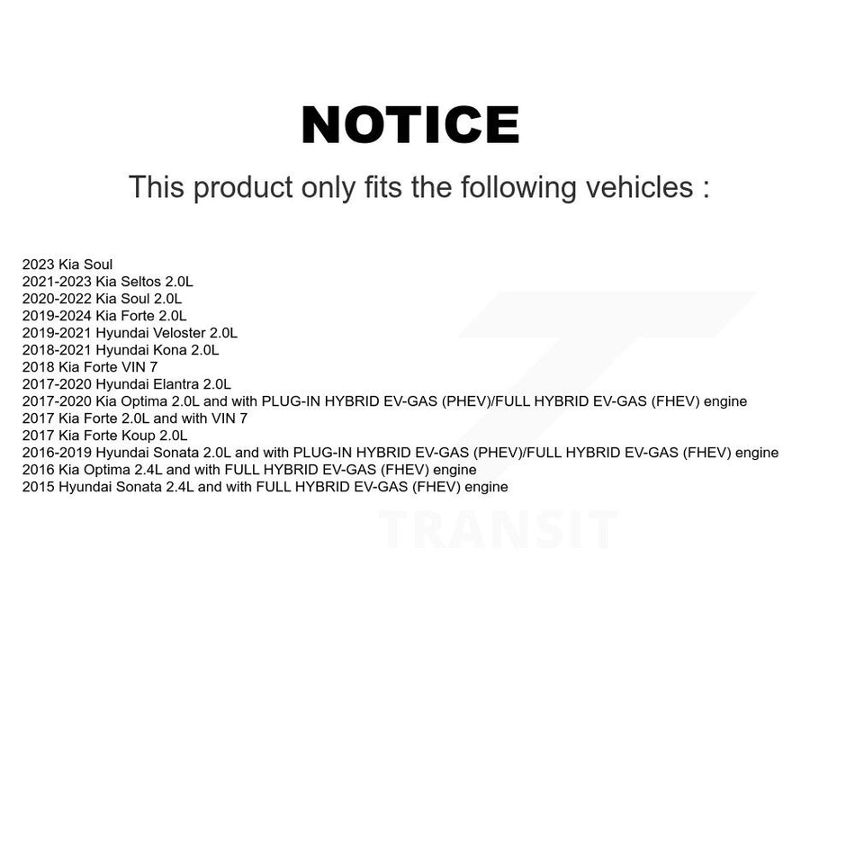 Ignition Coil (4 Pack) For Hyundai Kia Elantra Forte Kona Seltos Sonata Soul Optima Koup KMP-100470