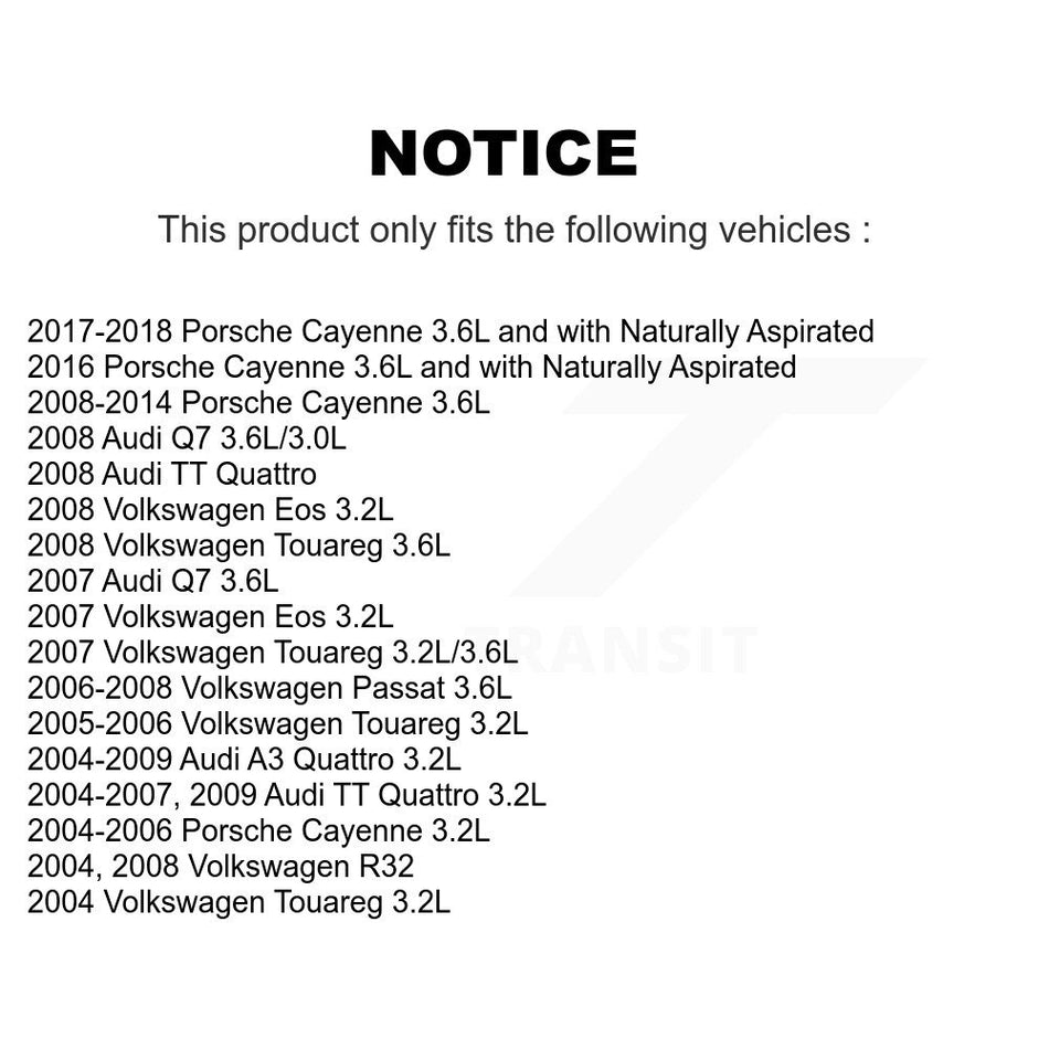 Ignition Coil (4 Pack) For Porsche Cayenne Volkswagen Audi Passat Eos Touareg Q7 TT A3 KMP-100487