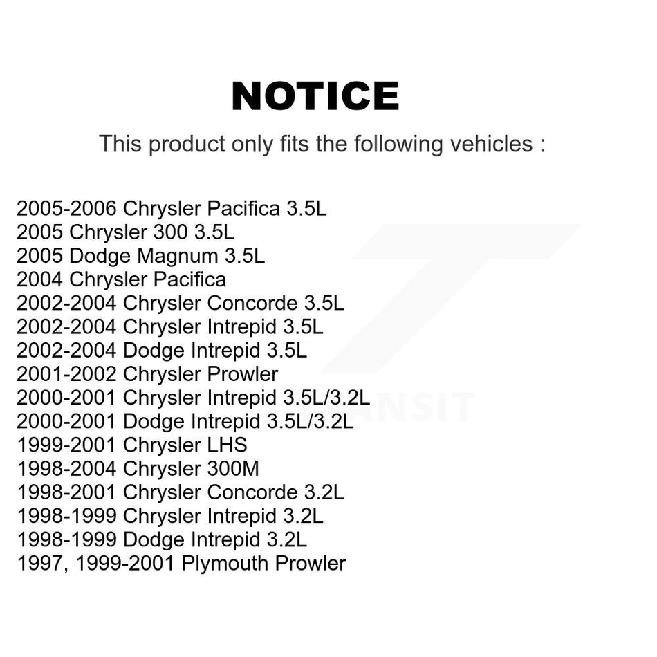 Ignition Coil (4 Pack) For Chrysler 300 Dodge Intrepid Pacifica Magnum 300M Concorde LHS KMP-100516