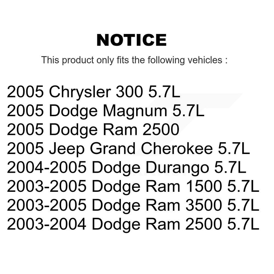 Ignition Coil (4 Pack) For Dodge Ram 1500 2500 3500 Chrysler 300 Jeep Grand Cherokee KMP-100519