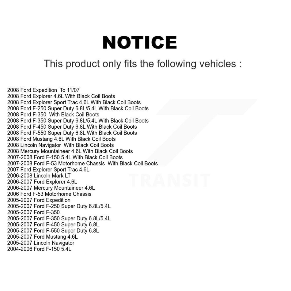 Ignition Coil (10 Pack) For Ford F-150 F-350 Super Duty Mustang F-250 Explorer Sport Trac KMP-100837