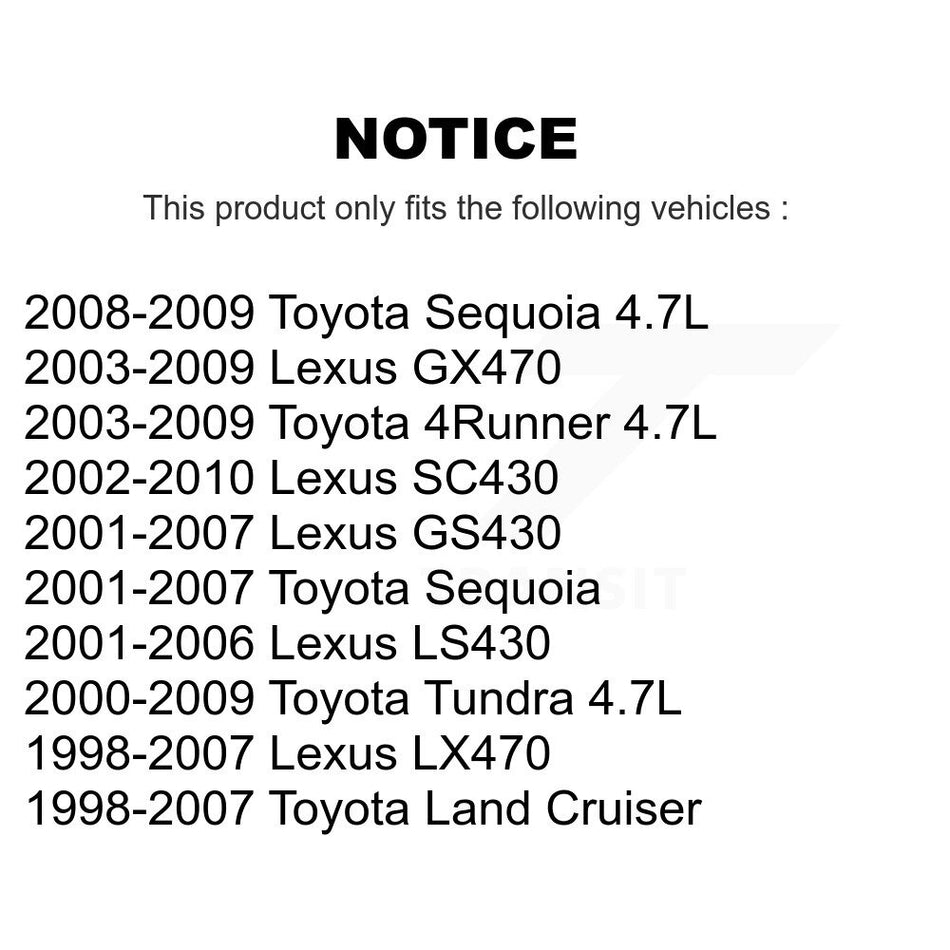 Ignition Coil (6 Pack) For Toyota Tundra 4Runner Lexus Sequoia SC430 GX470 LS430 LX470 KMP-100915