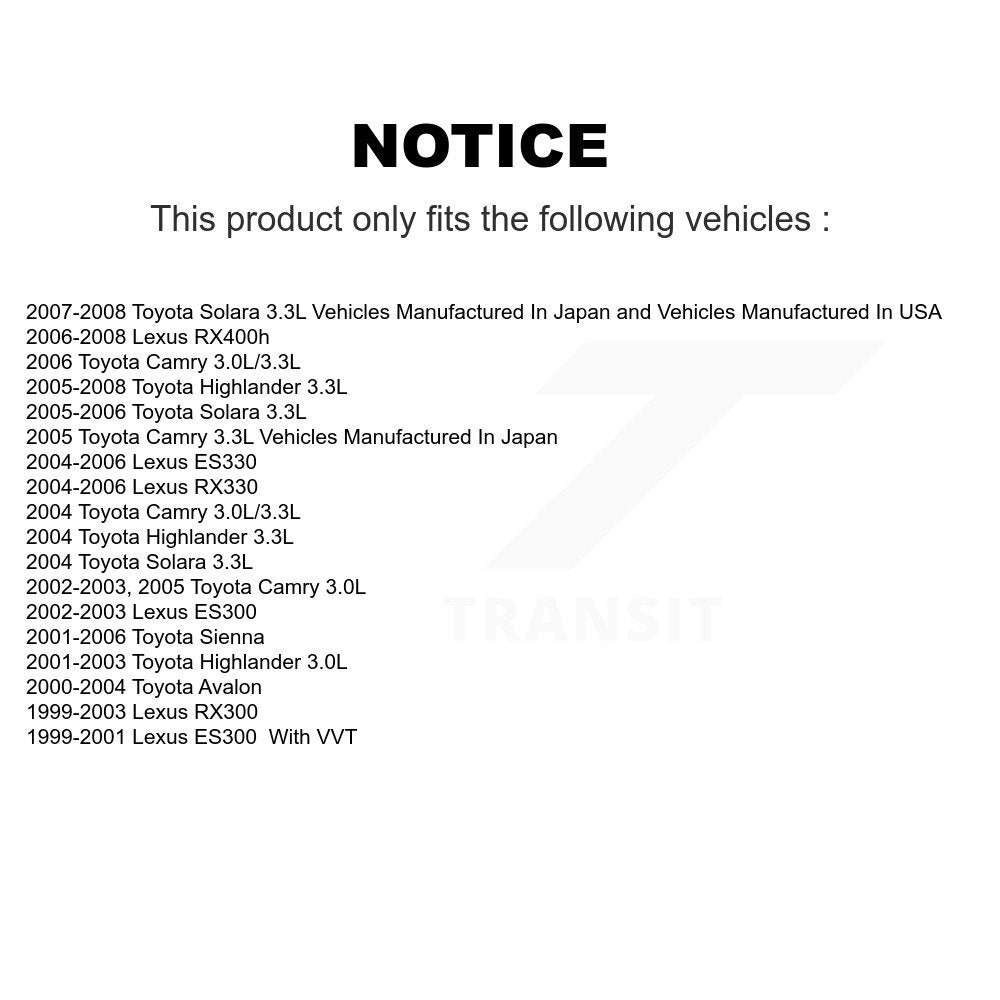 Ignition Coil (6 Pack) For Toyota Camry Sienna Highlander Lexus RX330 Solara RX400h ES330 KMP-100963