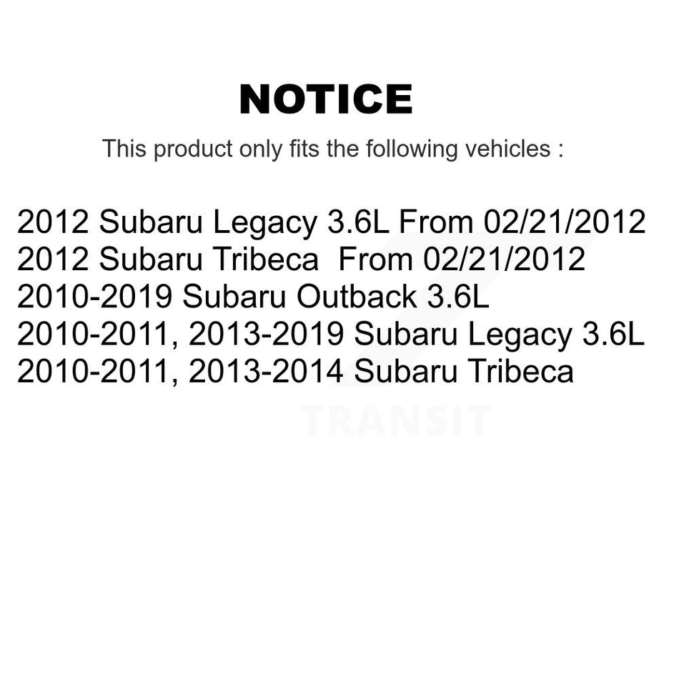 Ignition Coil (6 Pack) For Subaru Outback Legacy Tribeca KMP-100976