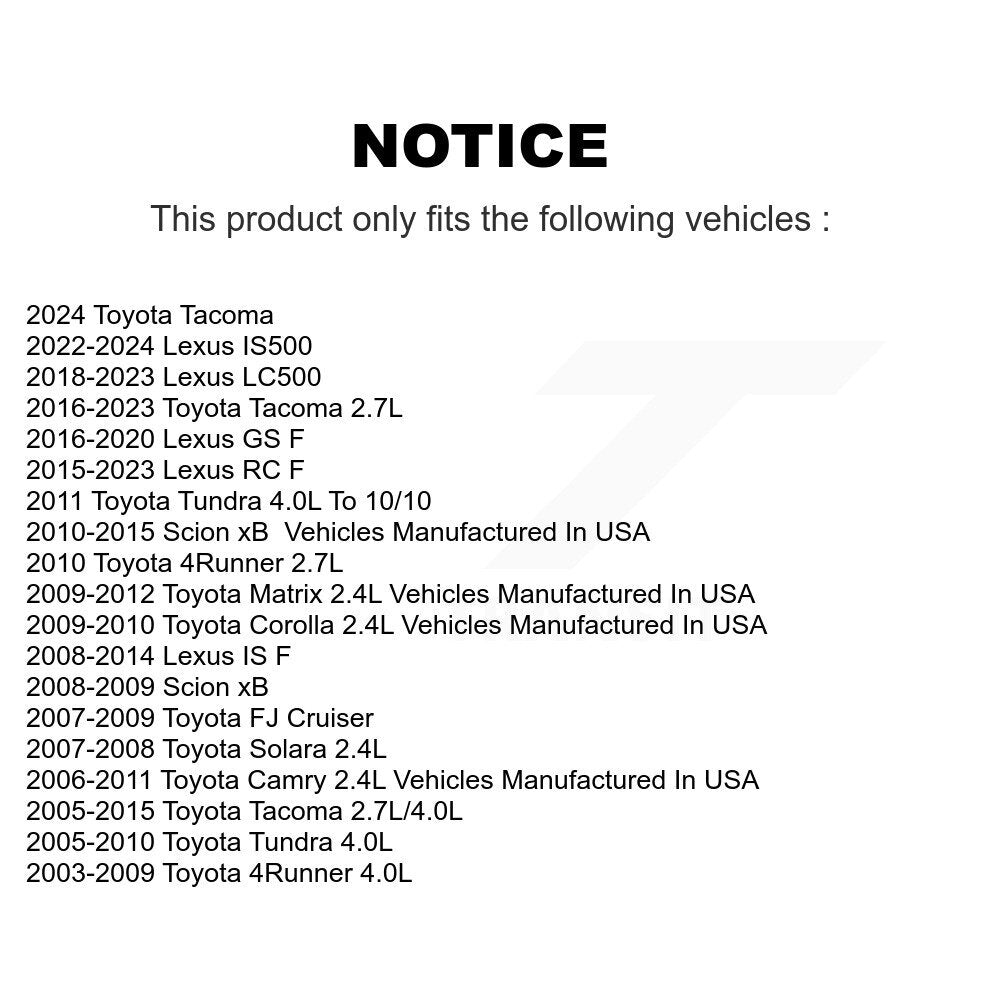 Ignition Coil (8 Pack) For Toyota Tacoma Corolla Camry Matrix Tundra 4Runner FJ Cruiser F KMP-101098
