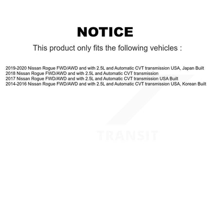 Front Left CV Axle Drive Shaft And Complete Hub Bearing Assembly Kit For Nissan Rogue KN7-100014