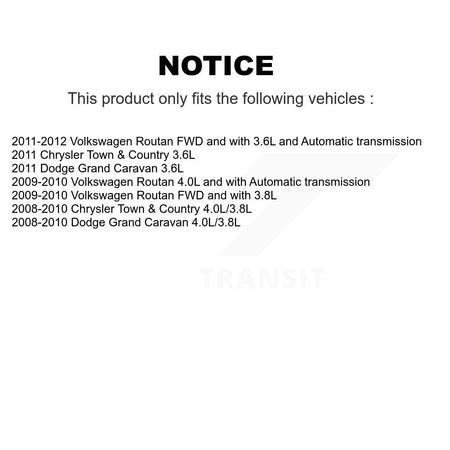Front Left CV Axle Shaft And Bearing Kit For Dodge Grand Caravan Chrysler Town & Country KN7-100026