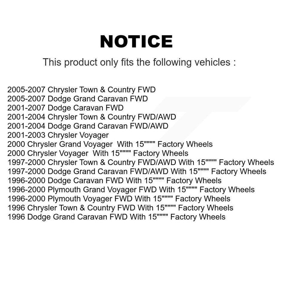 Front Left CV Axle Shaft And Bearing Kit For Dodge Grand Caravan Chrysler Town & Country KN7-100055