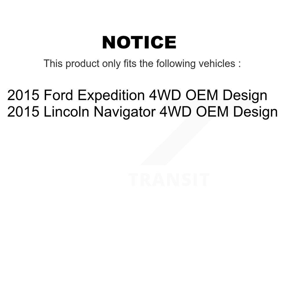 Front Left CV Axle Shaft And Bearing Kit For 2015 Ford Expedition Lincoln Navigator 4WD KN7-100109